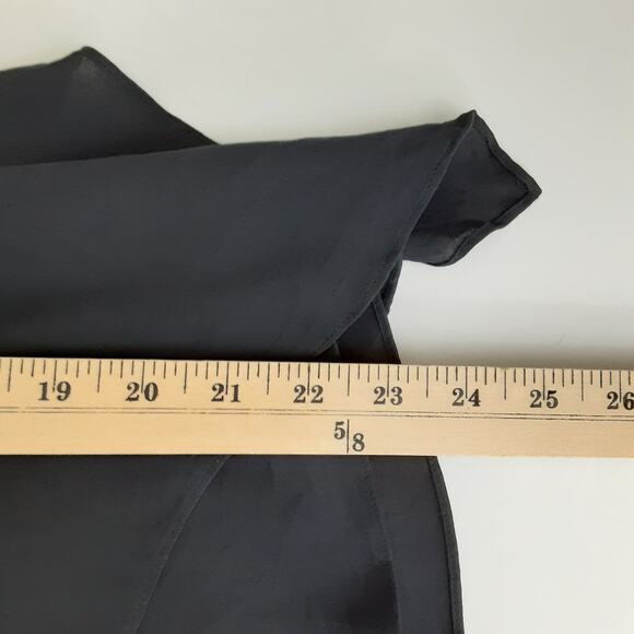 Theory Jantine 100% Silk Layered Tank Top Blouse Womens S Blue/Black Business - Picture 13 of 14